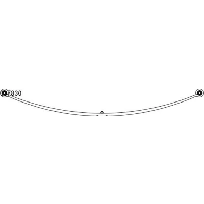 Billede af CS Germany 10.337.830.00 Bladfjeder bagaksel MERCEDES BENZ: Sprinter 3.5 T Bus, Van