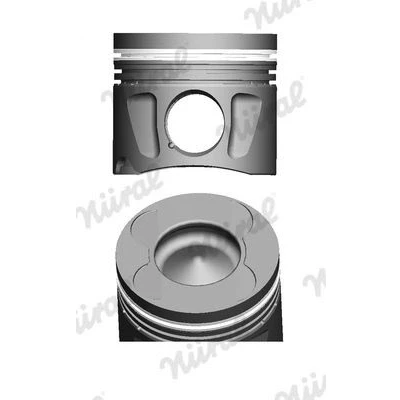 Billede af NÜRAL 87 427407 10 Motor Stempel 83,5 til cylinder 4 6 med kølekanal, stempelringholder MERCEDES BENZ: E klasse T modell