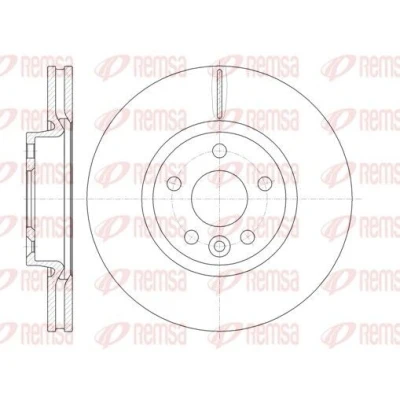 Billede af REMSA 61019.10 Bremseskiver foraksel 300, 300 28 5 ventileret FORD: MONDEO 4 Turnier, S Max Mk1, Galaxy Mk2 MPV, VOLVO: V70 3, V60 I, S80 II