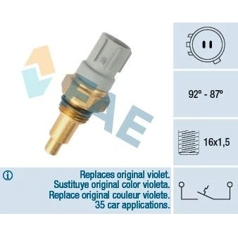 Billede af Temperaturkontakt, kølerventilator FAE 36390