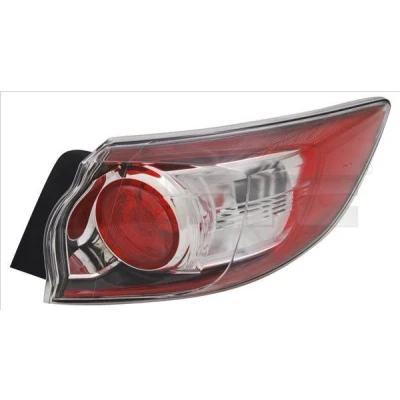 Billede af TYC 11 11584 01 2 Baglygter venstre ydre del uden lampeholder MAZDA: 3 Hatchback