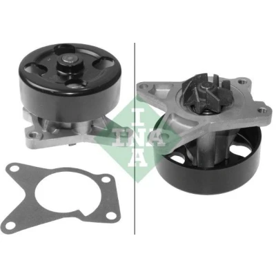 Billede af INA 538 0524 10 Vandpumpe med remskive til multi v remsdrift NISSAN: Qashqai / Qashqai+2 I, 2, RENAULT: MEGANE 3 Grandtour, GRAND SCENIC