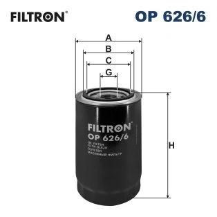 Billede af FILTRON OP 626/6 Oliefilter M 27 X 2 Påskruet filter IVECO: EuroCargo I III
