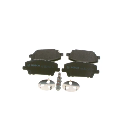 Billede af BOSCH 0 986 494 136 Bremseklodser Low Metallic med akustisk advarsel for slid monteringsvejledning, anti knirke plade, skruer