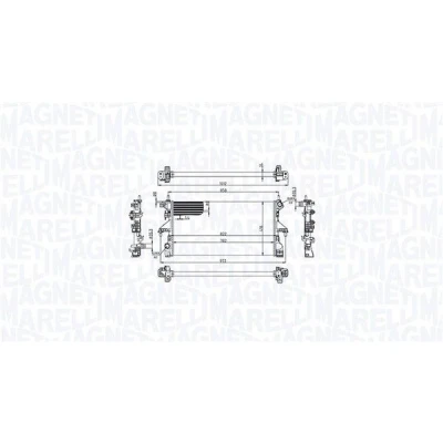 Billede af MAGNETI MARELLI 350213215100 Radiator til køretøjer med manuelt gear 780 398 32 Loddet køleripper FIAT: Ducato III Ladvogn / Chassis