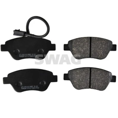 Billede af SWAG 70 91 6555 Bremseklodser foraksel Inkl. slidadvarselskontakt FIAT: 500 Hatchback, Grande Punto Panda II ALFA ROMEO: MiTo