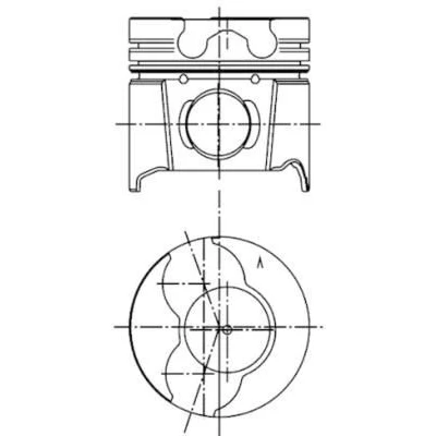 Billede af KOLBENSCHMIDT 99561620 Motor Stempel 80,51