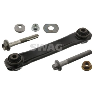 Billede af SWAG 40 93 6112 Bærearm med add on materiale leje Bagaksel venstre, nede, højre krydsarm Stålplade OPEL: Vectra C Caravan, CC