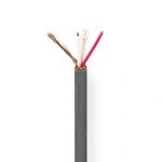 Billede af Mikrofon kabel 20 x 0.12 mm Kobber 100.0 m Runde PVC Mørkegrå Rulle