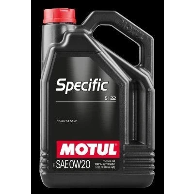 Billede af Motul Specific 5122 0W 20 5l Motorolie 107339 LAND ROVER: Range Rover Evoque, 4, Sport, JAGUAR: XF Sportbrake, F Pace