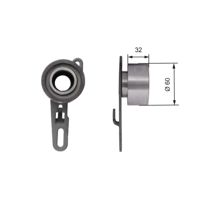 Billede af GATES T41150 Strammehjul, tandrem Tru Power FORD: Transit Mk3 Bus, Mk2 Ladvogn/Chassis