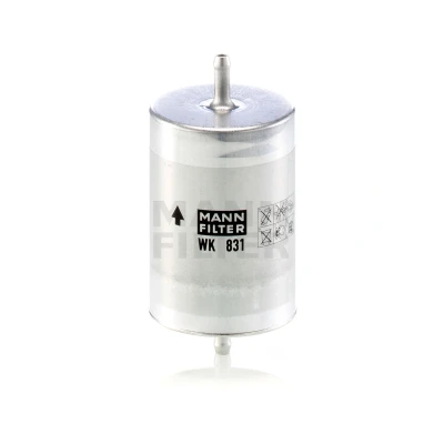 Billede af MANN FILTER WK 831 Brændstoffilter Ledningsfilter 8 MERCEDES BENZ: W124 Sedan, Stationcar, CLK Coupe, VOLKSWAGEN: LT 28 46 II Ladvogn / Chassis