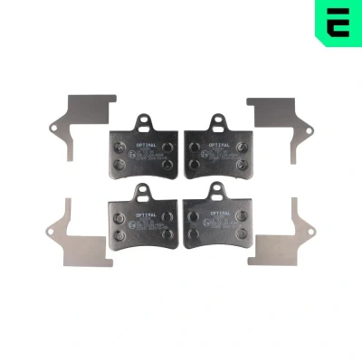 Billede af OPTIMAL BP 83000 Bremseklodser bagaksel Ikke forberedt til slidindikator CITROËN: C5 II Hatchback, Stationcar, I Hatchback