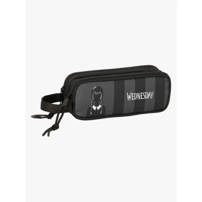 Billede af Wednesday Dobbelt carry all Sort 21 x 8 6 cm Skoleartikler
