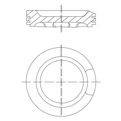 Billede af MAHLE ORIGINAL 033 04 00 Motor Stempel 81,01