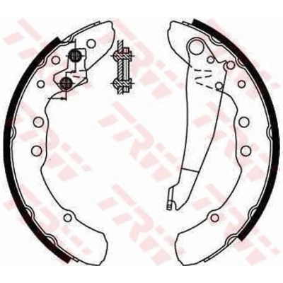 Billede af TRW GS8544 Bremsebakker 230 40 ATE VOLKSWAGEN: GOLF 2, 3, Caddy 1 Pickup, AUDI: 100 C2 Sedan
