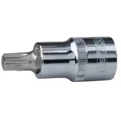 Billede af KS TOOLS 918.3886 Skraldenøgleindsats (Hexagon) DIN3120, ISO1174 T45 Krom vanadium stål Torx riflet
