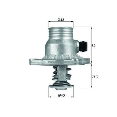 Billede af MAHLE ORIGINAL TM 11 105 Termostat med pakning BMW: 7, 5 Sedan, Touring