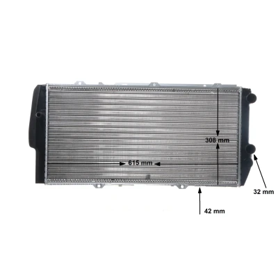 Billede af MAHLE ORIGINAL CR 404 000S Radiator til køretøjer med/uden klimaanlæg 615 309 44 Mekanisk fuget køleripper AUDI: 200 C3 Sedan, Avant
