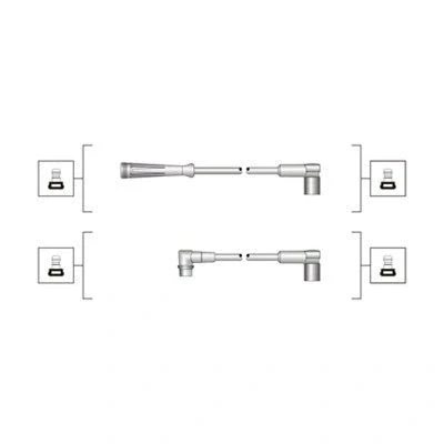 Billede af MAGNETI MARELLI 941319170024 Tændkabelsæt RENAULT: 19 II Hatchback