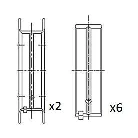 Billede af Krumtapakselleje FAI AutoParts BM1016 STD