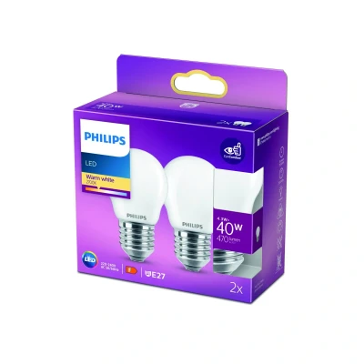Billede af Philips Sfærisk LED pære Classic 40 W E14 F 4,3 (2700k)
