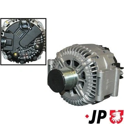 Billede af JP GROUP 1390104600 Generator 14V 180A MERCEDES BENZ: E klasse T modell, C Sedan, ML klasse, JEEP: GRAND CHEROKEE 3