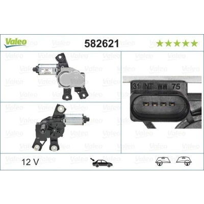 Billede af VALEO 582621 Viskermotor 12 bag til venstre /højrestyring VOLKSWAGEN: Polo V Hatchback, Golf 6, Plus / Crossgolf