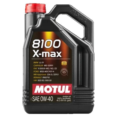 Billede af Motorolie MOTUL 8100 X MAX 0W40 4L
