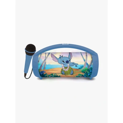 Billede af Bluetooth højttaler med karaokemikrofon Lexibook Stitch Disney Blå