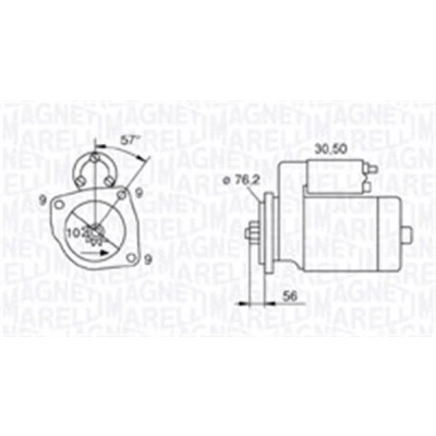 Billede af Starter MAGNETI MARELLI 063720801010