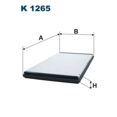 Billede af FILTRON K 1265 Kabinefilter Partikelfilter 541 256 30 LAND ROVER: Range Rover 3, 4, BMW: X5