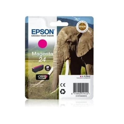 Billede af Epson 24 magenta blækpatron 4,6ml C13T24234011 original