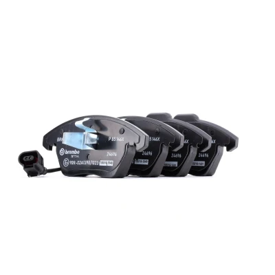 Billede af BREMBO P 85 146X Bremseklodser Inkl. slidadvarselskontakt uden tilbehør VOLKSWAGEN: Passat B6 Variant, GOLF 6, B7 Variant
