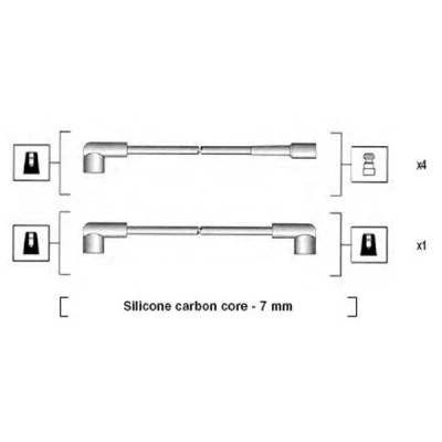 Billede af MAGNETI MARELLI 941085120564 Tændkabelsæt CITROËN: BX Hatchback