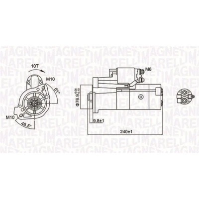 Billede af MAGNETI MARELLI 063721221010 Starter 12 2,2 10
