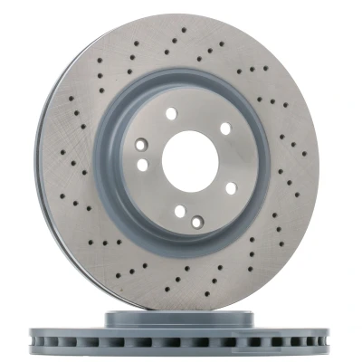Billede af FEBI BILSTEIN 26107 Bremseskiver foraksel 330 28 5 112 perforeret/indv. ventileret coatet MERCEDES BENZ: C klasse Sedan, T modell, SLK