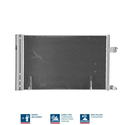 Billede af NISSENS 940808 Kondensator med tørrer Aluminium 645 R 134a