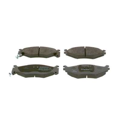 Billede af BOSCH 0 986 424 892 Bremseklodser Low Metallic med akustisk advarsel for slid anti knirke plade, monteringsvejledning CHRYSLER: VOYAGER 2