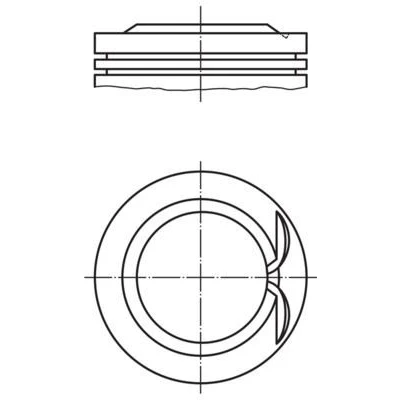 Billede af MAHLE ORIGINAL 028 PI 00146 000 Motor Stempel 71,0mm AUDI: A3 Sportback