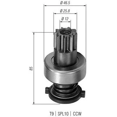 Billede af MAGNETI MARELLI 940113020124 Spidshjul, starter