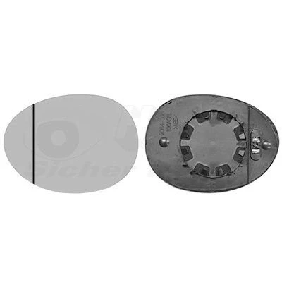 Billede af VAN WEZEL 0518837 Spejlglas venstre