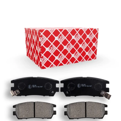 Billede af FEBI BILSTEIN 170239 Bremseklodser bagaksel med akustisk advarsel for slid MITSUBISHI: PAJERO 2, 2 Canvas Top