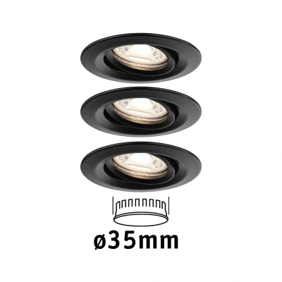 Billede af Paulmann Nova Mini Plus LED easydim 3 stk sort