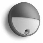 Billede af Mygarden Capricorn væglampe antracitgrå 1x6w 230v ip44 bevægelsessensor