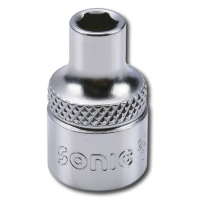 Billede af SONIC 22513 Skraldenøgleindsats (Hexagon) 3/8tommer indre sekskant DIN 3120 , 3124 13 mm Krom vanadium stål
