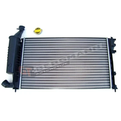Billede af NISSENS 63716 Radiator Aluminium 610 378 23 Mekanisk fuget køleripper CITROËN: Berlingo / First I, PEUGEOT: Partner I Van