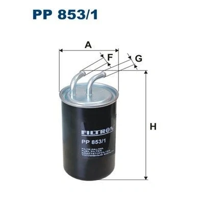 Billede af FILTRON PP 853/1 Brændstoffilter Ledningsfilter 8 MITSUBISHI: Outlander 2 SUV, Grandis, Lancer Limousine