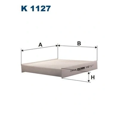 Billede af FILTRON K 1127 Kabinefilter Partikelfilter 220 225 36 CITROËN: Berlingo / First I, Xsara Hatchback, I Van