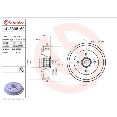 Billede af BREMBO Bremseskive MERCEDES BENZ: CLS Coupe, Shooting Brake 344mm 32mm 5 perforeret/indv. ventileret 09.C612.51 Bremseskiver, Skivebremser